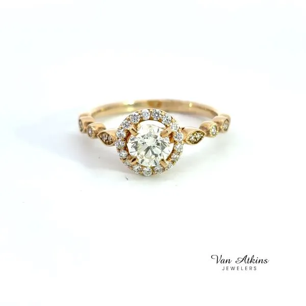 0.70 Carat RBC Cut Diamond Ring Van Atkins Jewelers New Albany, MS