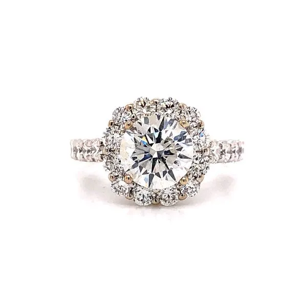 3.02 Carat Total Weight Round Brilliant Cut Diamond Ring Van Atkins Jewelers New Albany, MS