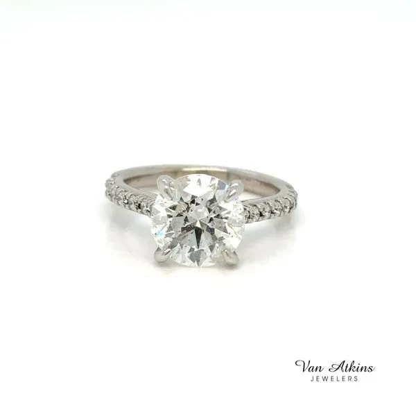 2.43 Carat Round Brilliant Cut Diamond Ring Van Atkins Jewelers New Albany, MS