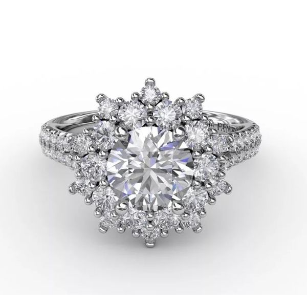 1.68 Carat Diamond Semi-Mount Ring Van Atkins Jewelers New Albany, MS