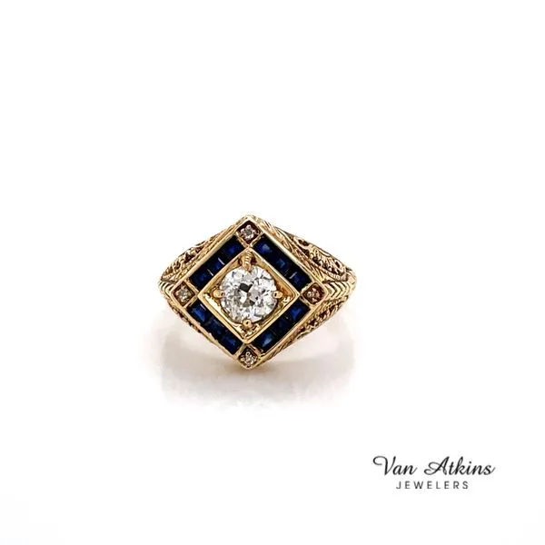 0.50 Carat European Cut Diamond Ring Image 2 Van Atkins Jewelers New Albany, MS