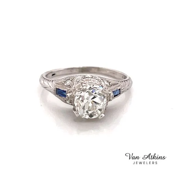 1.26 Carat EUROPEAN Cut Diamond Ring Van Atkins Jewelers New Albany, MS