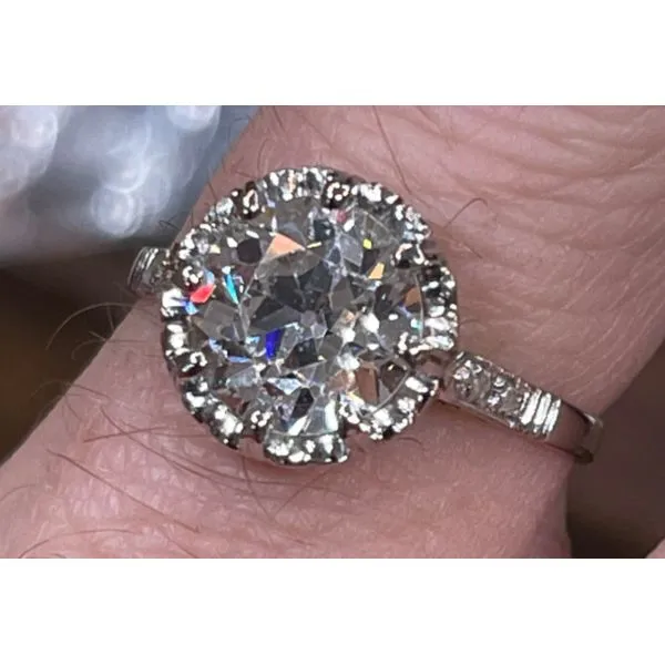 2.03 Carat Diamond Rings European Van Atkins Jewelers New Albany, MS