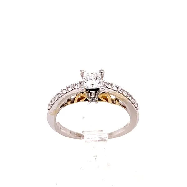 Diamond Rings Princess Image 2 Van Atkins Jewelers New Albany, MS