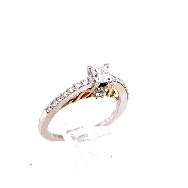 Diamond Rings Princess Image 3 Van Atkins Jewelers New Albany, MS