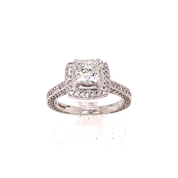 Diamond Rings Princess Image 2 Van Atkins Jewelers New Albany, MS