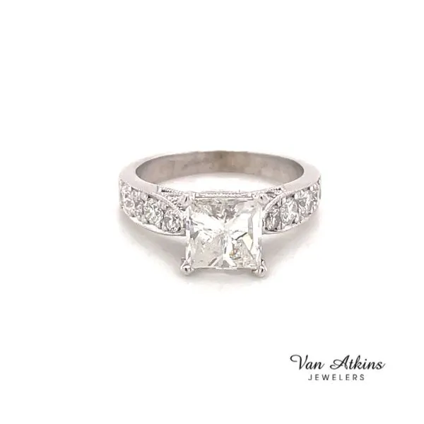 2.65 Carat Diamond Ring Princess Van Atkins Jewelers New Albany, MS