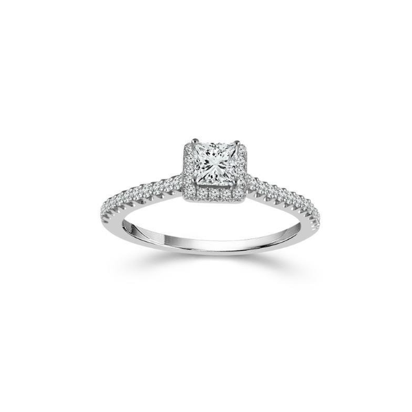 0.25 Carat Diamond Rings Princess Van Atkins Jewelers New Albany, MS