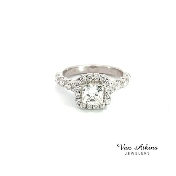 0.88 Carat Diamond Rings Princess Van Atkins Jewelers New Albany, MS