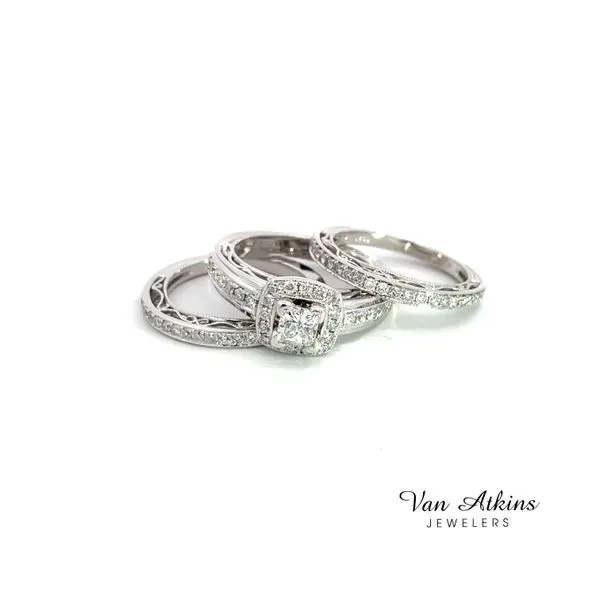 0.50 Carat Diamond Rings Princess Van Atkins Jewelers New Albany, MS