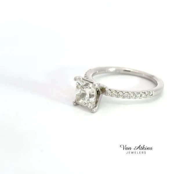 1.67 Carat Diamond Rings Princess Image 2 Van Atkins Jewelers New Albany, MS