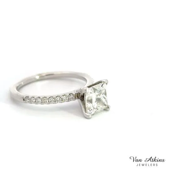 1.67 Carat Diamond Rings Princess Image 3 Van Atkins Jewelers New Albany, MS
