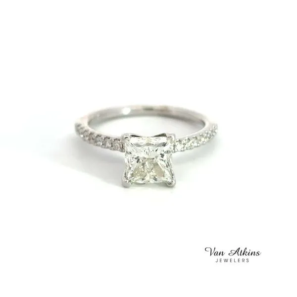 1.67 Carat Diamond Rings Princess Van Atkins Jewelers New Albany, MS