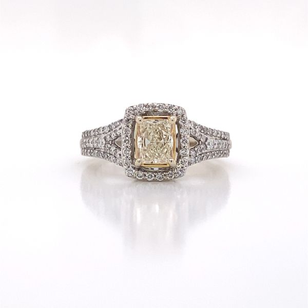 Diamond Ring Radiant Van Atkins Jewelers New Albany, MS