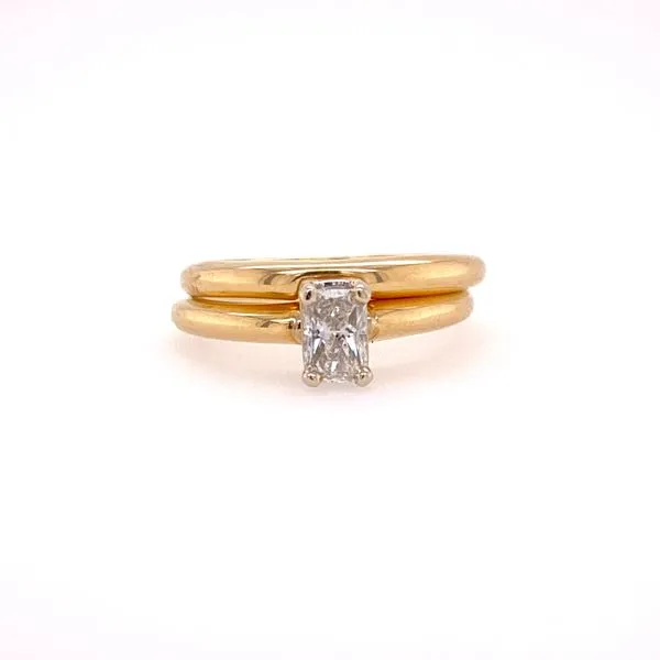 Diamond Ring Radiant Image 2 Van Atkins Jewelers New Albany, MS
