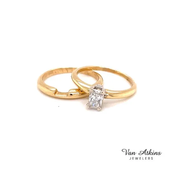 Diamond Ring Radiant Image 4 Van Atkins Jewelers New Albany, MS