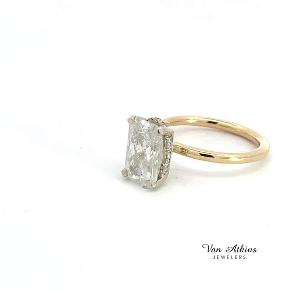 2.15 Carat Diamond Rings Radiant Image 3 Van Atkins Jewelers New Albany, MS