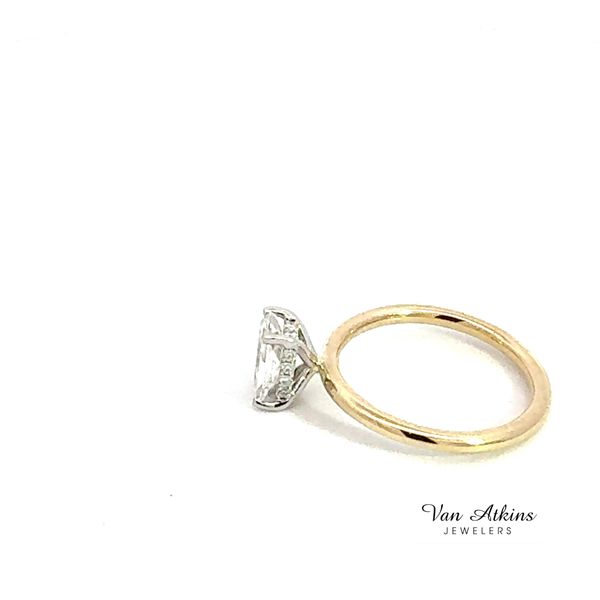 1.12 Carat Lab Grown Diamond Ring Radiant 