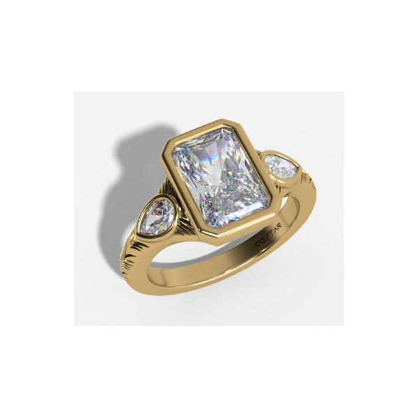 2.35 Carat Lab Grown Diamond Ring Radiant Image 2 Van Atkins Jewelers New Albany, MS