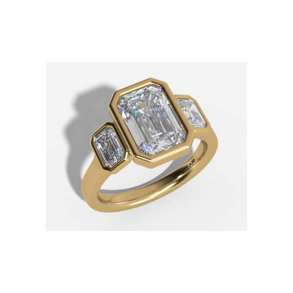 2.55 Carat Lab Grown Diamond Ring Radiant Image 2 Van Atkins Jewelers New Albany, MS