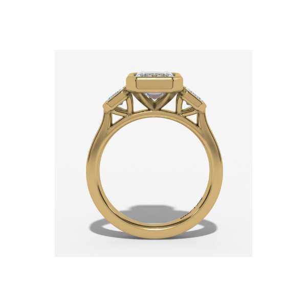 2.55 Carat Lab Grown Diamond Ring Radiant Image 3 Van Atkins Jewelers New Albany, MS