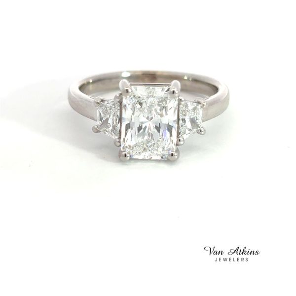2.52 Carat Lab Grown Diamond Ring Radiant Van Atkins Jewelers New Albany, MS
