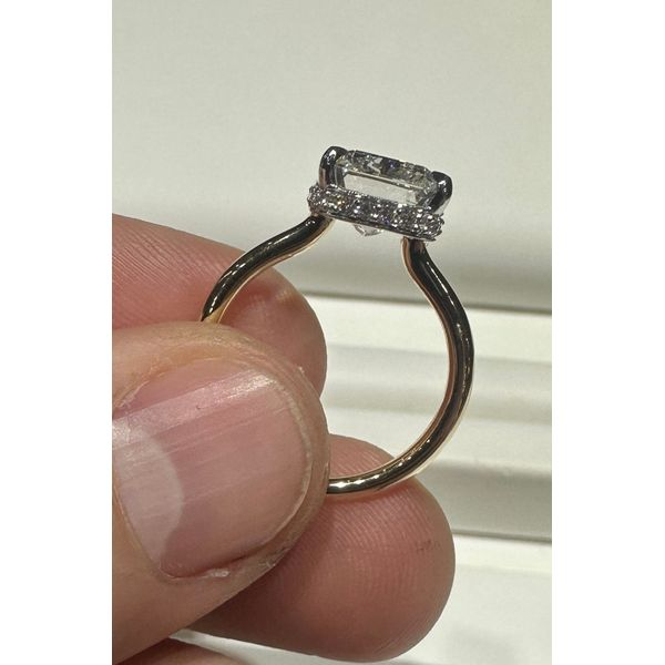 Diamond Ring Radiant Image 2 Van Atkins Jewelers New Albany, MS