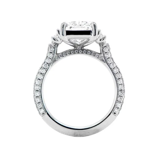 6.16 Carat Diamond Rings Radiant Image 3 Van Atkins Jewelers New Albany, MS