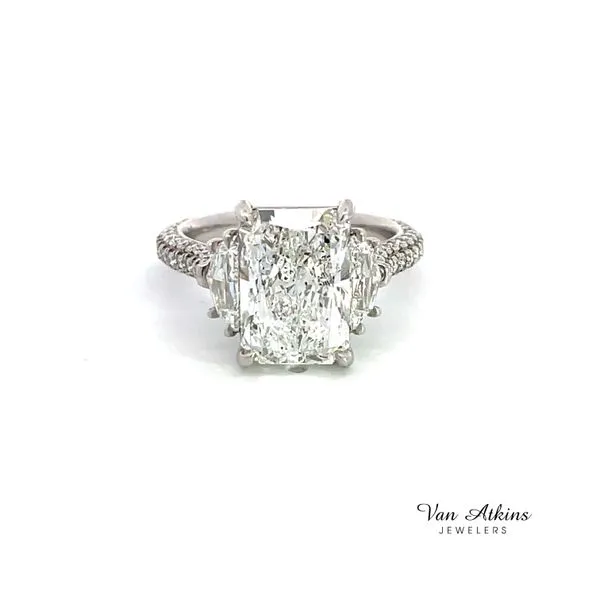 6.16 Carat Diamond Rings Radiant Image 5 Van Atkins Jewelers New Albany, MS