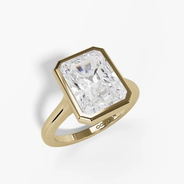 Diamond Ring Radiant Van Atkins Jewelers New Albany, MS