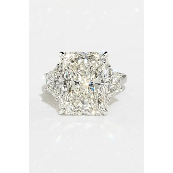 Diamond Ring Radiant Van Atkins Jewelers New Albany, MS