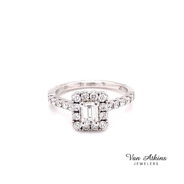 Diamond Ring Emerald Van Atkins Jewelers New Albany, MS