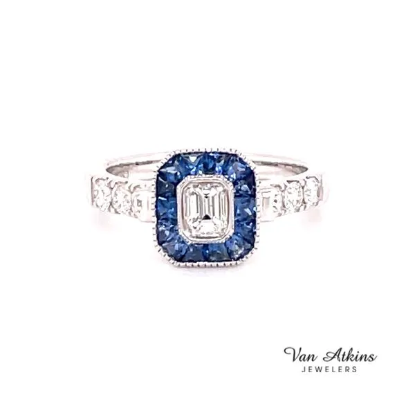 Diamond Ring Emerald Van Atkins Jewelers New Albany, MS