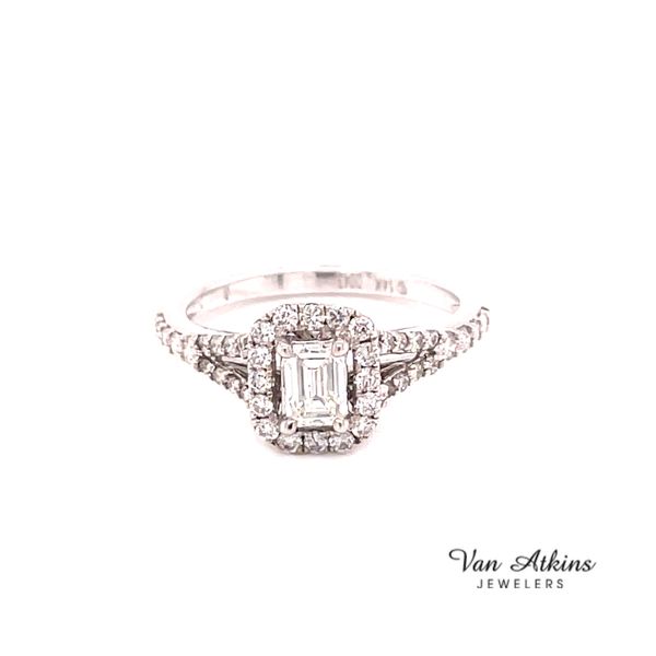 0.38 Carat Emerald Cut Diamond Ring Van Atkins Jewelers New Albany, MS
