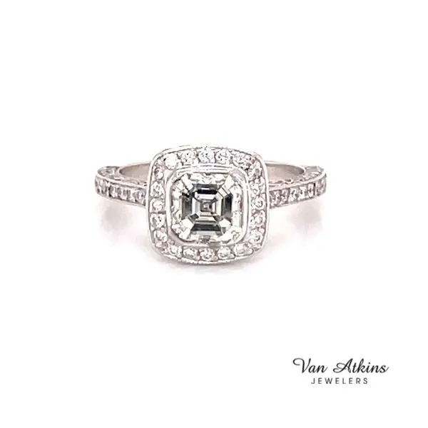 Diamond Ring Emerald Van Atkins Jewelers New Albany, MS