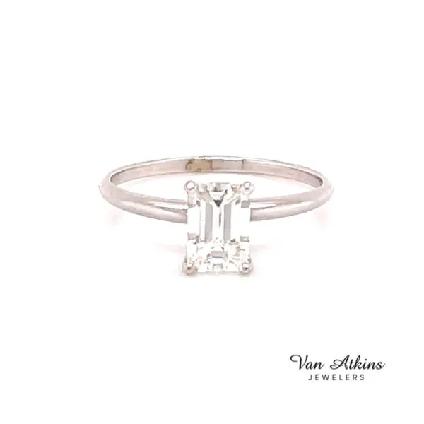Diamond Ring Emerald Van Atkins Jewelers New Albany, MS
