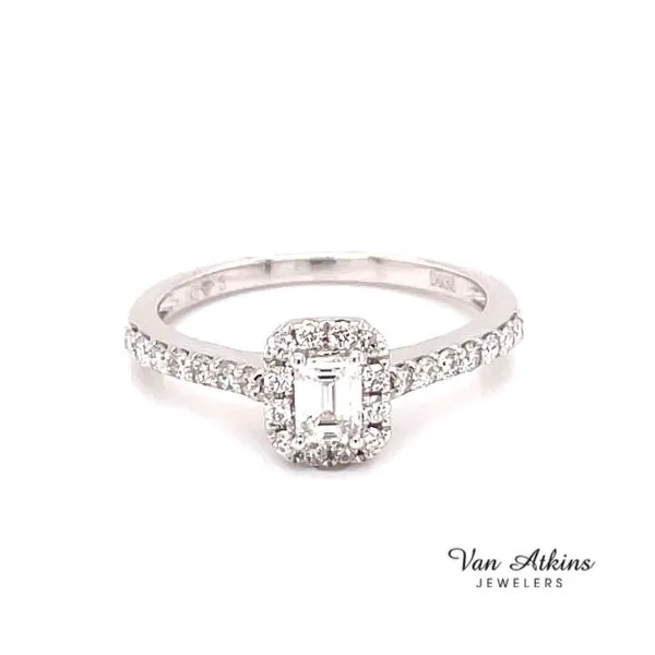 0.25 Carat Emerald Cut Diamond Ring Image 2 Van Atkins Jewelers New Albany, MS