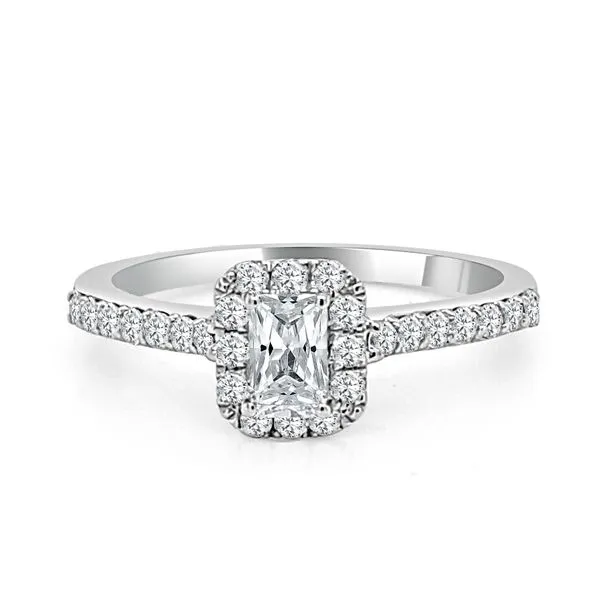 0.25 Carat Emerald Cut Diamond Ring Van Atkins Jewelers New Albany, MS