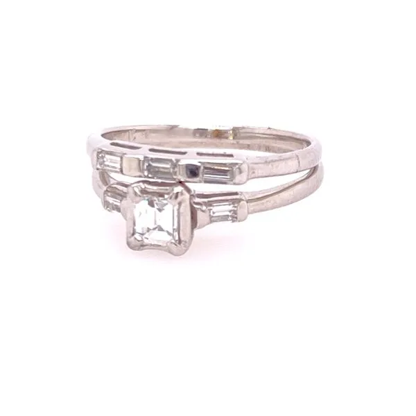 Diamond Ring Emerald Image 2 Van Atkins Jewelers New Albany, MS