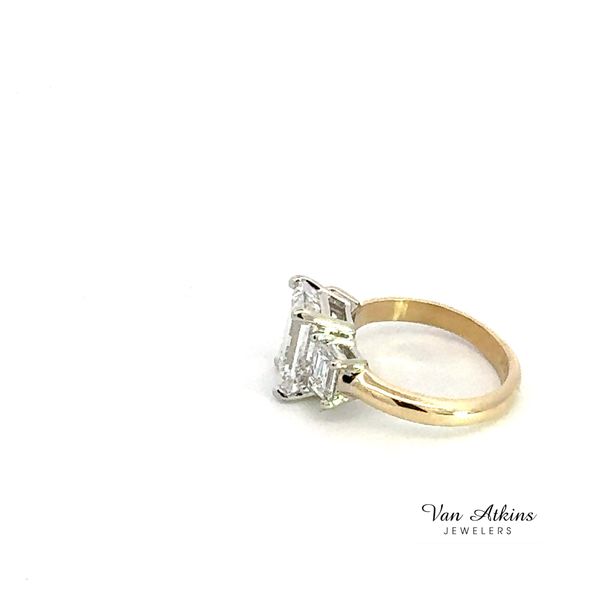 4.16 Carat Lab Grown Diamond Rings Emerald Image 3 Van Atkins Jewelers New Albany, MS