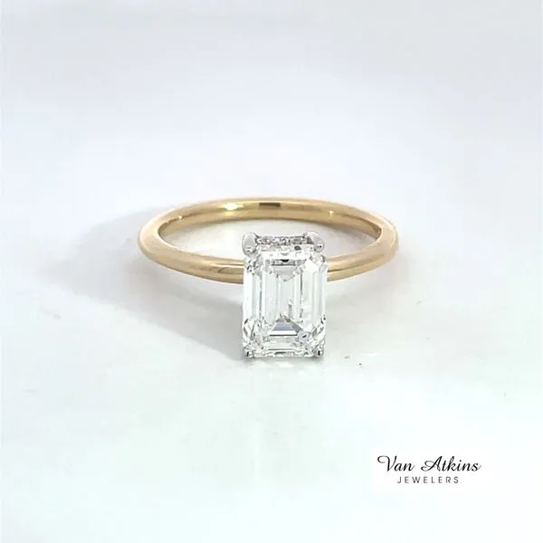 2.06 carat Lab Emerald cut Honey Van Atkins Jewelers New Albany, MS