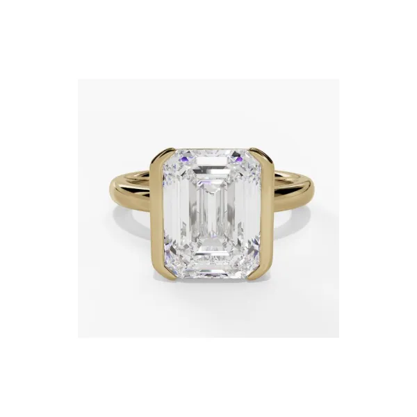 2.3 Carat Lab Grown Diamond Rings Emerald Image 2 Van Atkins Jewelers New Albany, MS