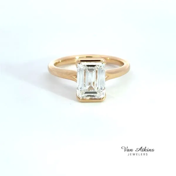 2.25 Carat Lab Grown Diamond Rings Emerald Van Atkins Jewelers New Albany, MS