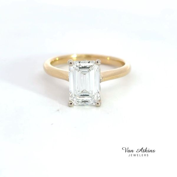 2.62 Carat Lab Grown Diamond Ring Emerald Image 4 Van Atkins Jewelers New Albany, MS