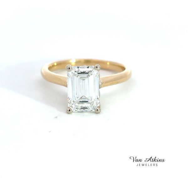 2.62 Carat Lab Grown Diamond Ring Emerald Van Atkins Jewelers New Albany, MS