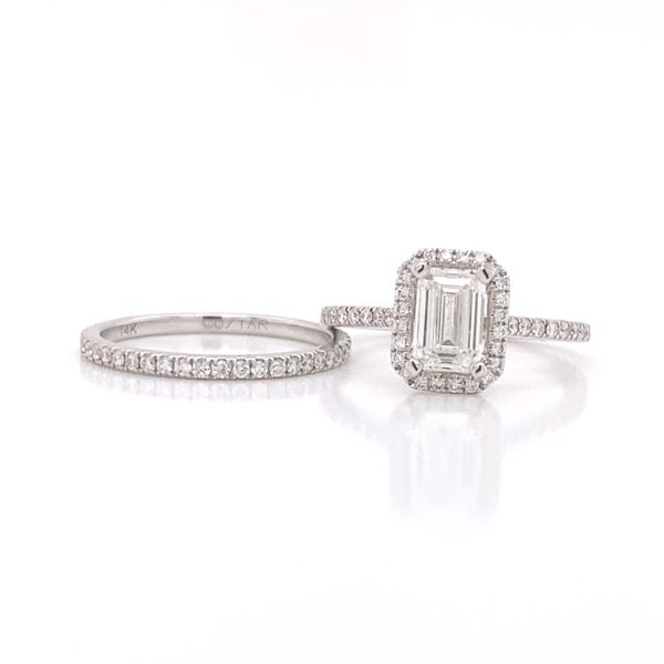 Diamond Ring Emerald Image 2 Van Atkins Jewelers New Albany, MS