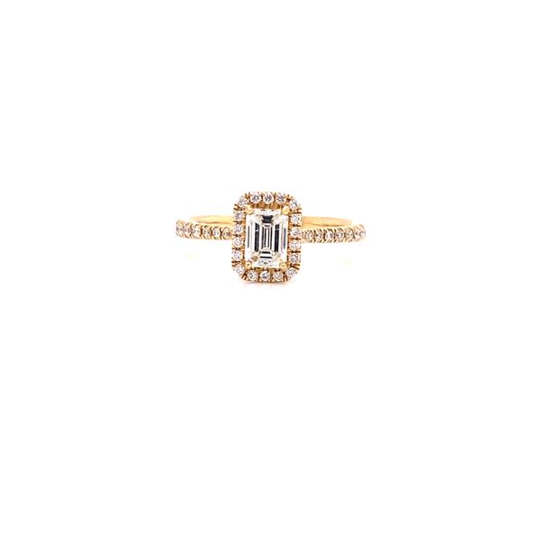 0.61 Carat Emerald Cut Diamond Ring Van Atkins Jewelers New Albany, MS