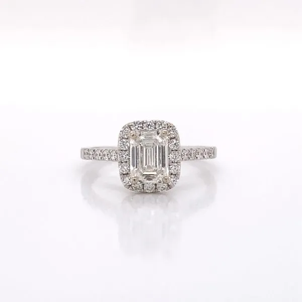 Diamond Ring Emerald Van Atkins Jewelers New Albany, MS