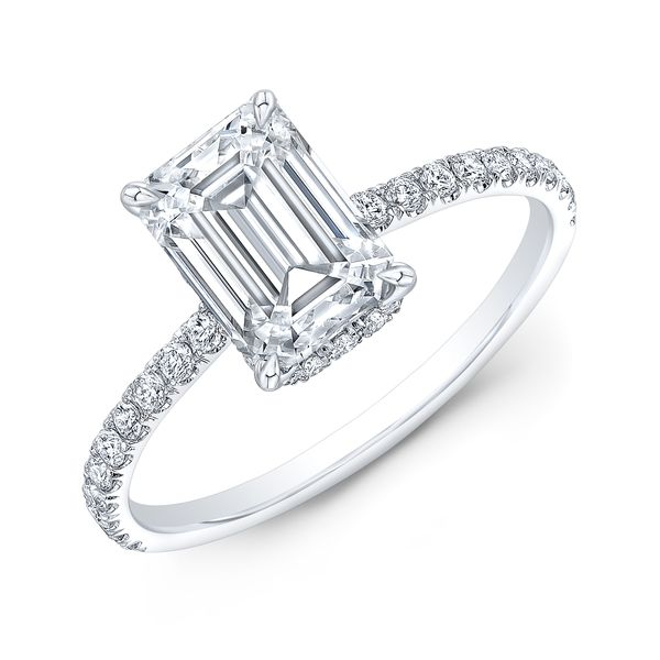 Diamond Ring Emerald Van Atkins Jewelers New Albany, MS