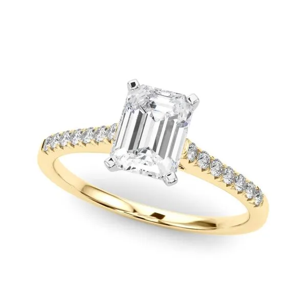 Diamond Ring Emerald Van Atkins Jewelers New Albany, MS